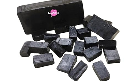 Mydoux Glycerine Soap Base for Soap Making (Charcoal, 500 gram)